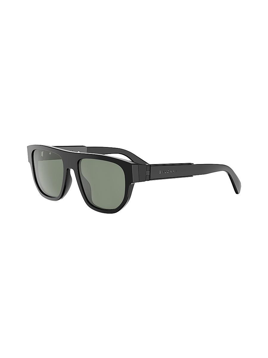 Womens Bvlgari Aluminium 55MM Rectangular Sunglasses Product Image
