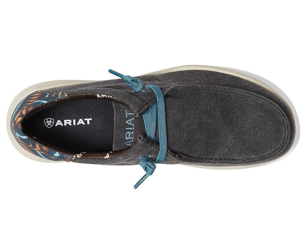Ariat Hilo 2.0 Stretch (Charcoal Blue/Blue Aztec) Men's Shoes Product Image