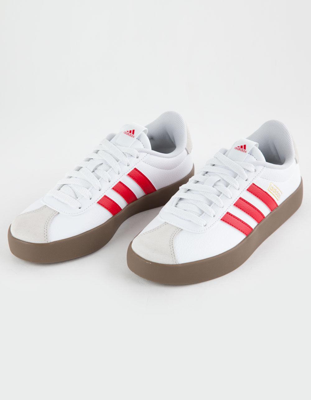 ADIDAS VL Court 3.0 Womens Shoes - WHITE/HT PINK Product Image