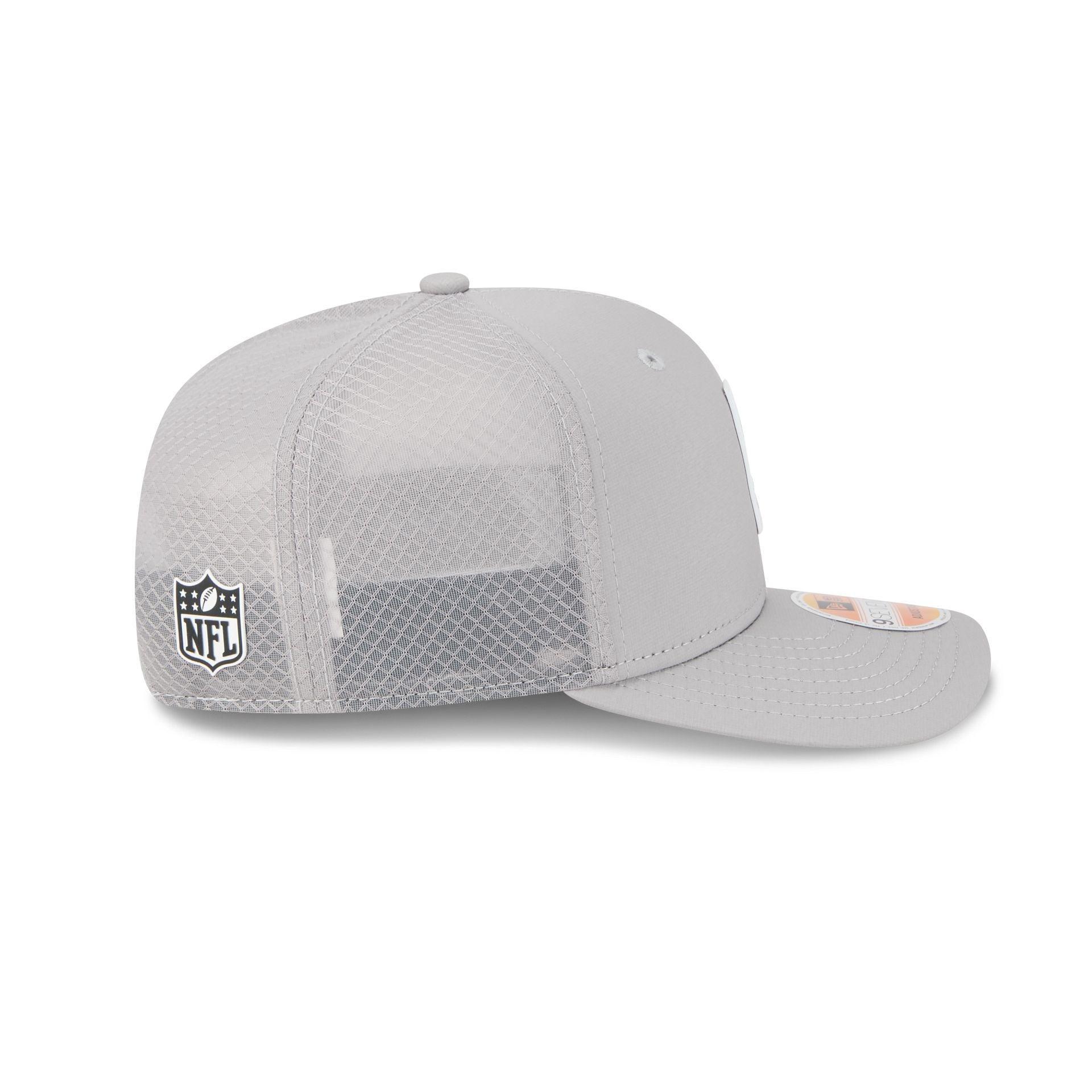 Baltimore Ravens 2025 Sideline Hot Weather Gray 9SEVENTY Trucker Hat Male Product Image