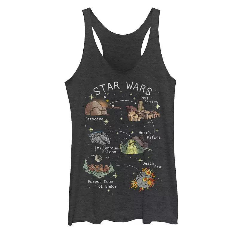 Juniors Marvel Iron Man Stark Industries Logo Tank Top, Girls Black Grey Product Image