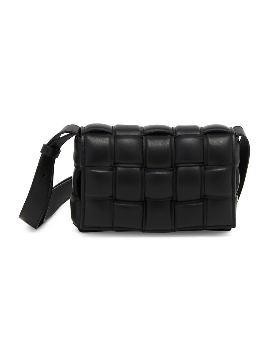 Womens The Cassette Padded Leather Crossbody Bag Product Image