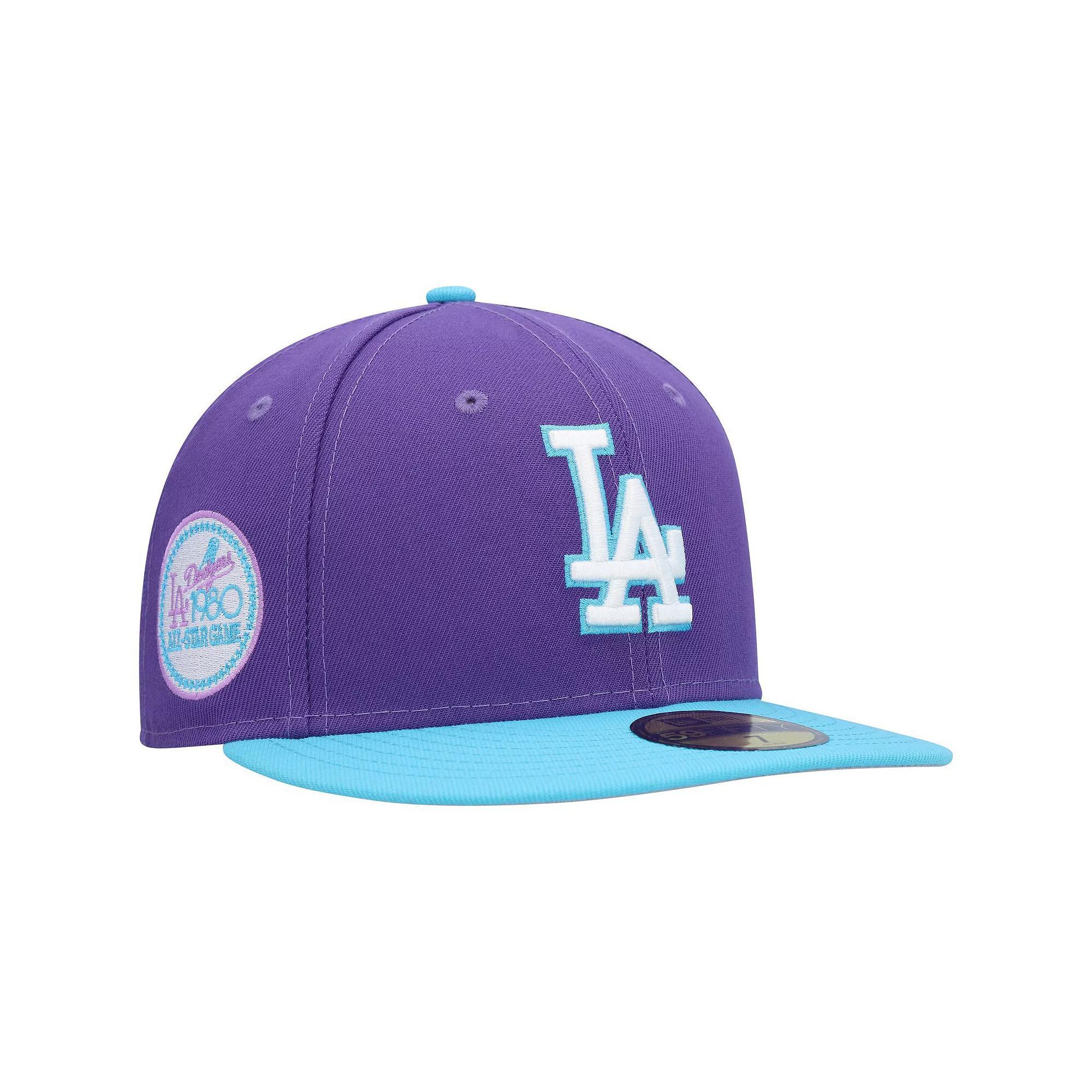Men's New Era Purple Los Angeles Dodgers Vice 59FIFTY Fitted Hat, Size: 7 Product Image