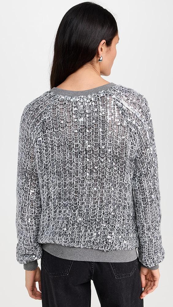 Le Superbe Touch of Grey V Neck Pullover | Shopbop Product Image