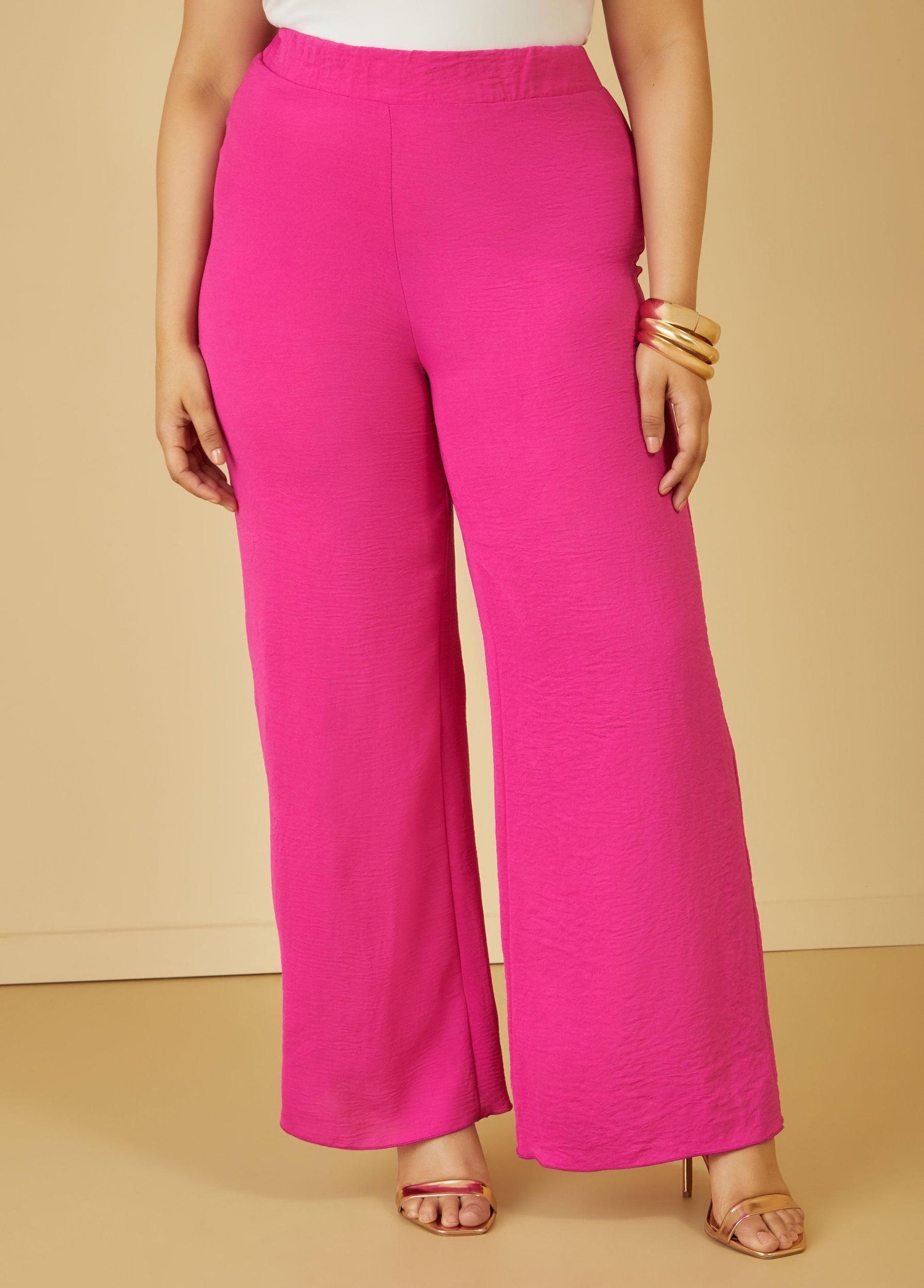 High Waist Wide Leg Pants Female Product Image