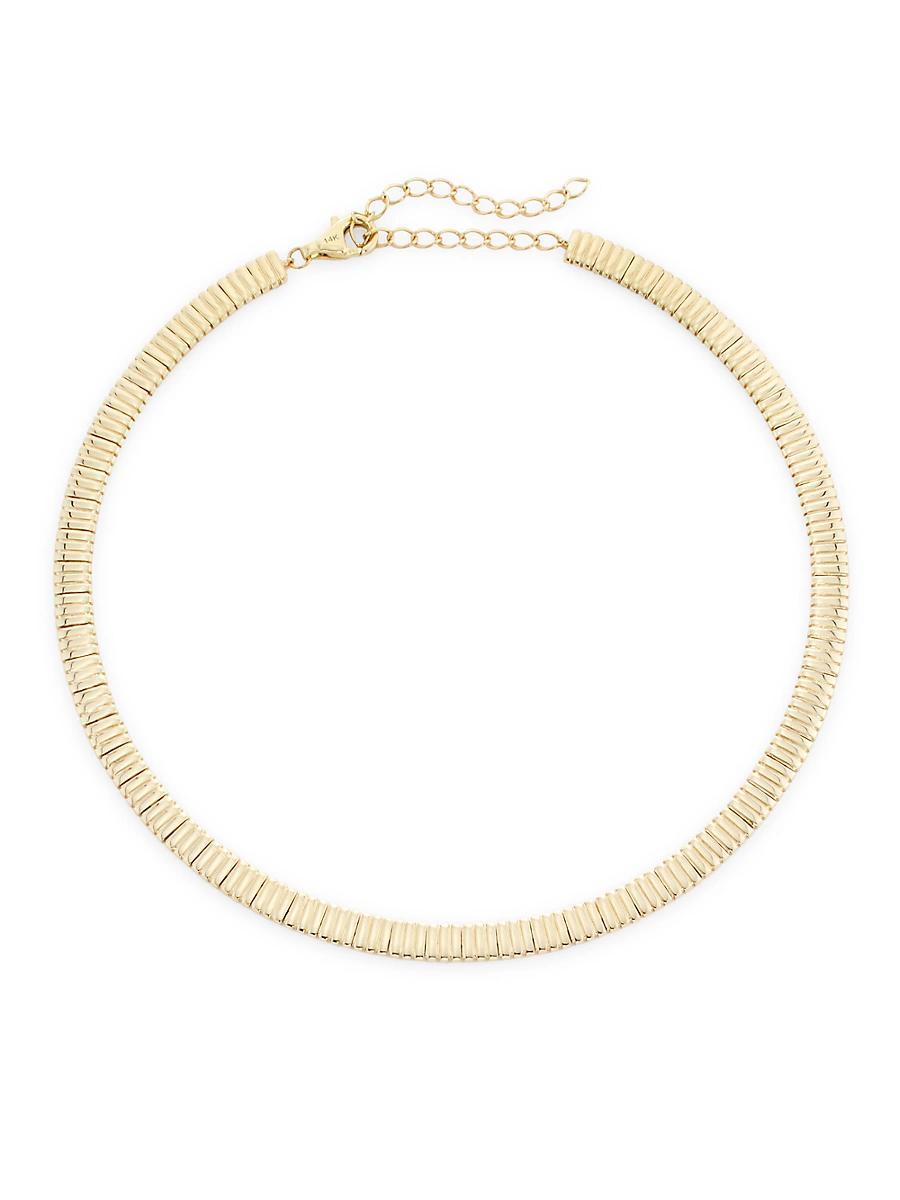 Womens 14K Yellow Gold Bar Necklace Product Image