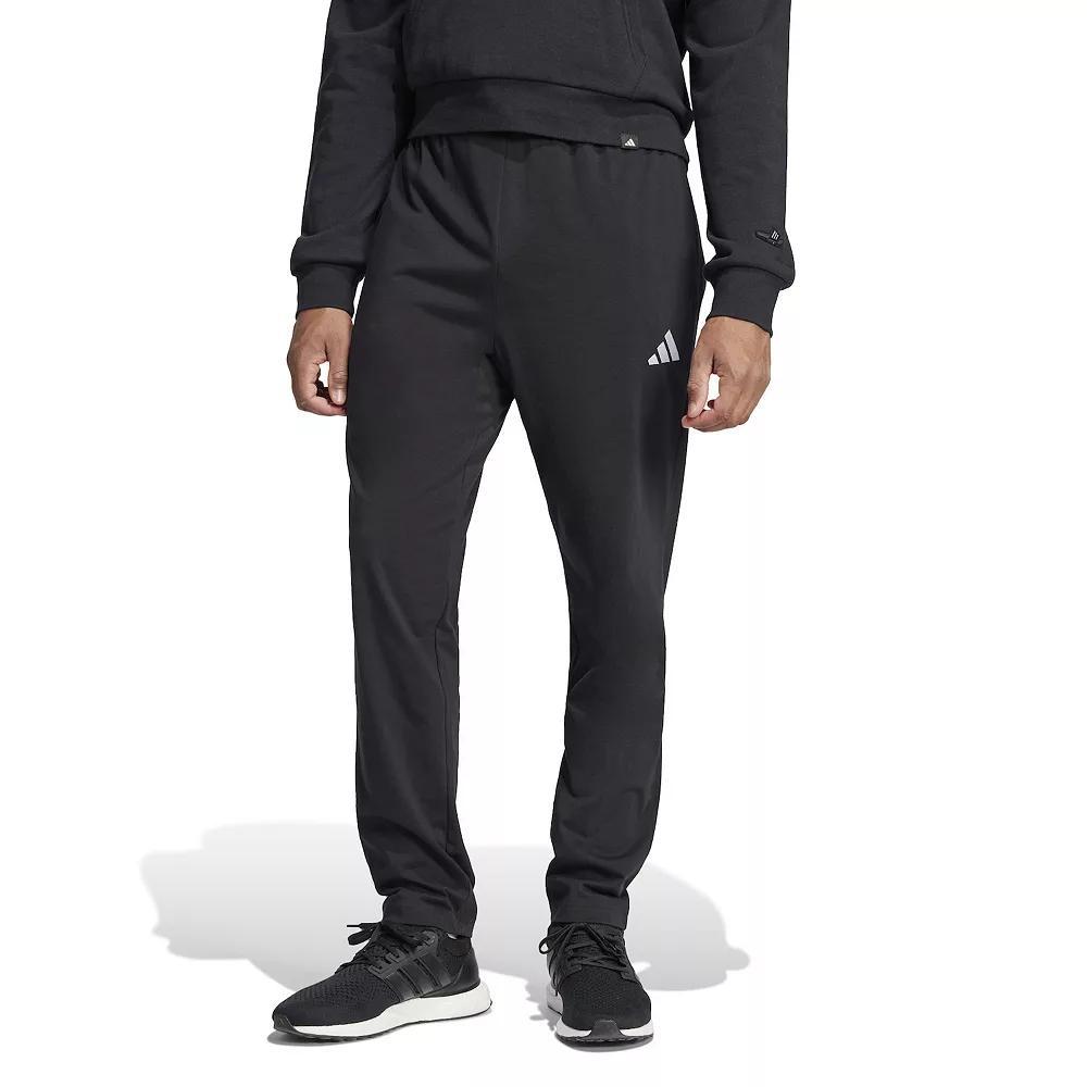 Men's adidas Essentials Small Logo Single Jersey Sportswear Pants, Size: Medium, Black Product Image