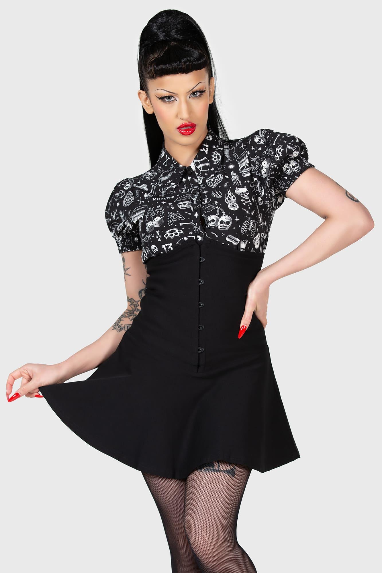 Daddy-O Corset Mini Skirt Female Product Image