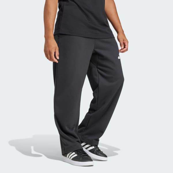 adidas Essentials Wide Leg 3 Bar Logo Pants Warm Clay XL Mens Product Image