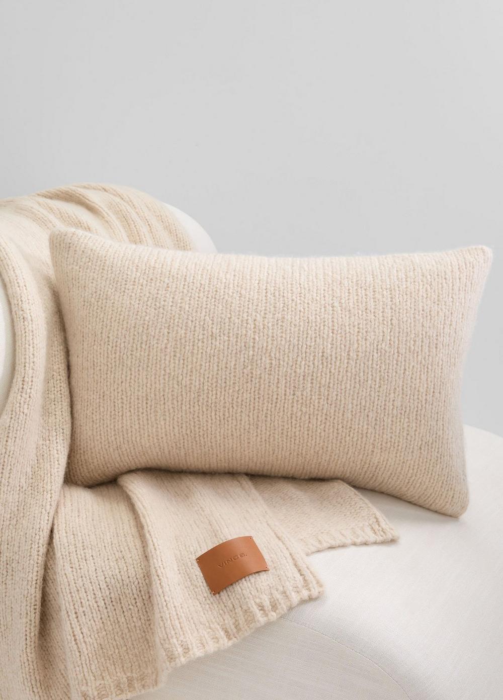 Cashmere-Silk Jersey Rectangle Pillow Product Image