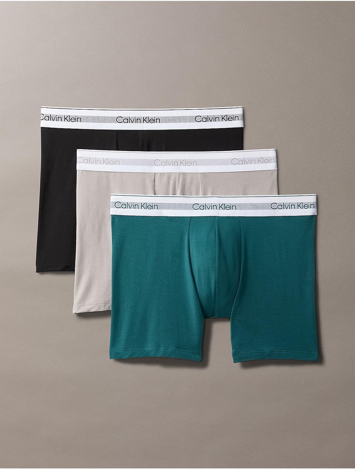 Calvin Klein Men's Icon Modal Mesh 3-Pack Boxer Brief - Multi - M Product Image