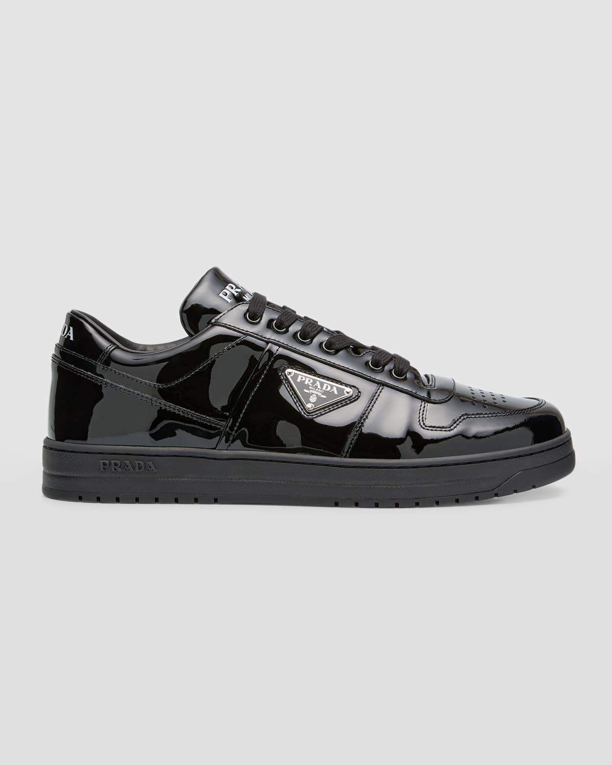Mens Downtown Patent Leather Low-Top Sneakers Product Image