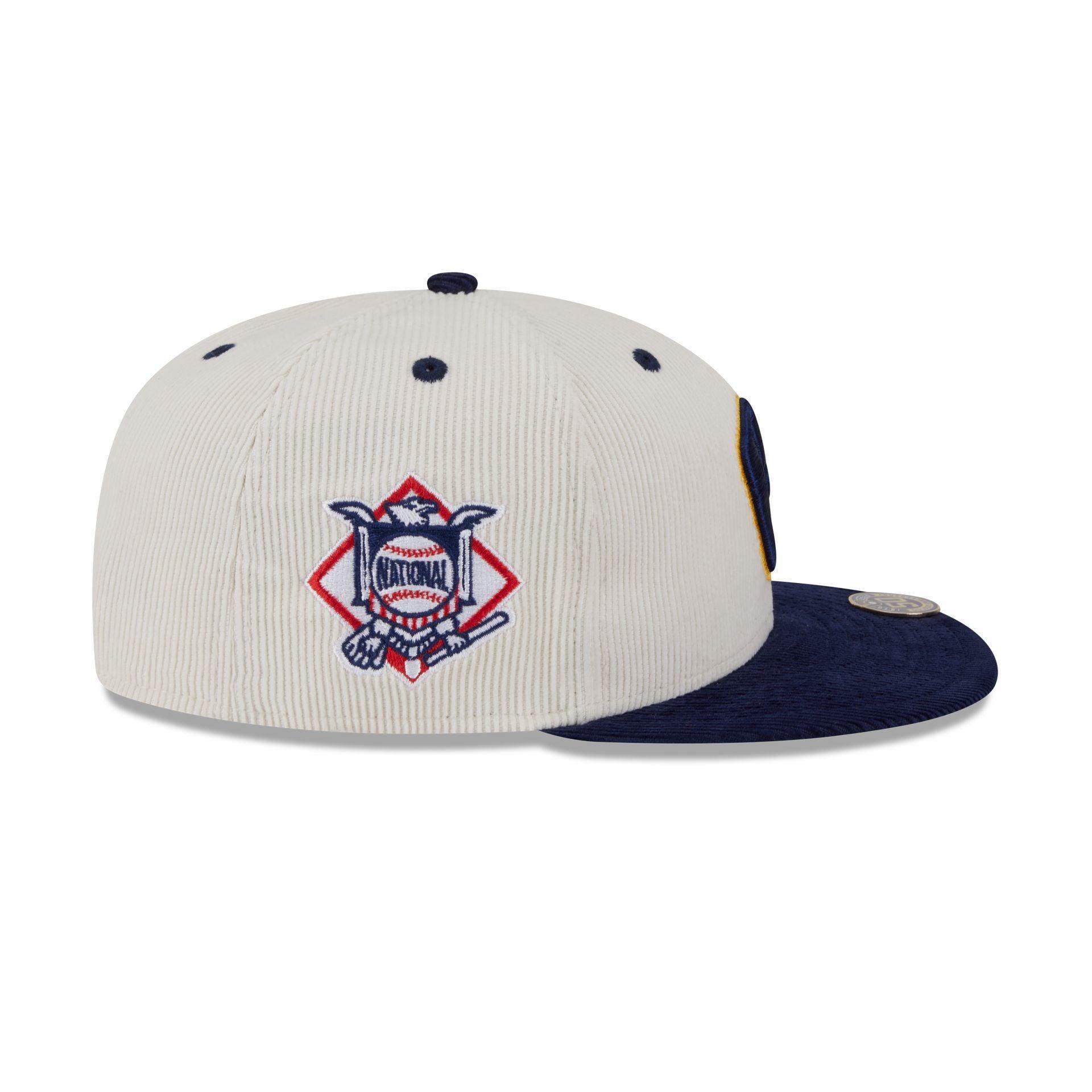 Milwaukee Brewers Two Tone Cord 59FIFTY Fitted Hat Male Product Image