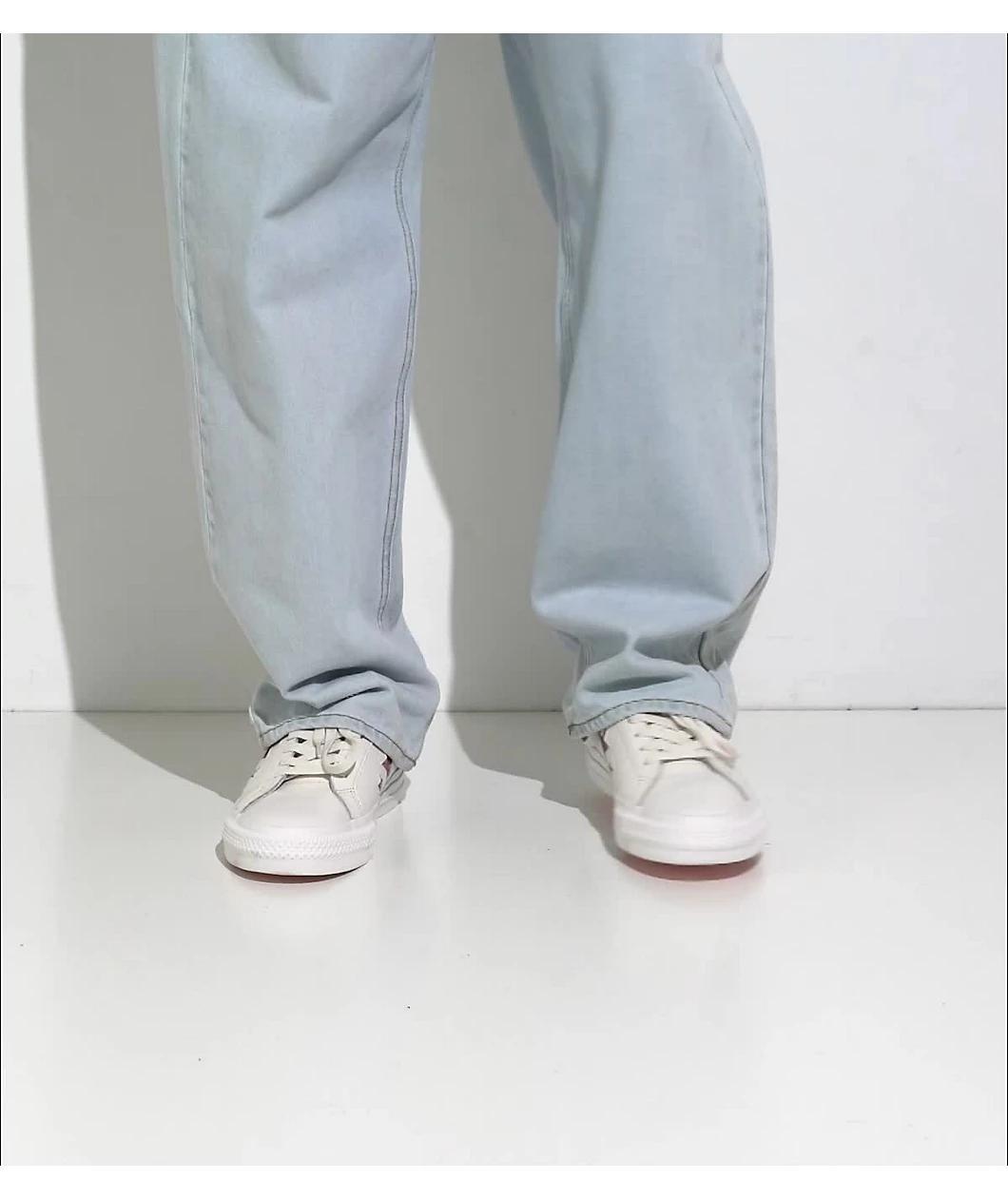 Converse x Turnstile One Star Pro White Skate Shoes Product Image