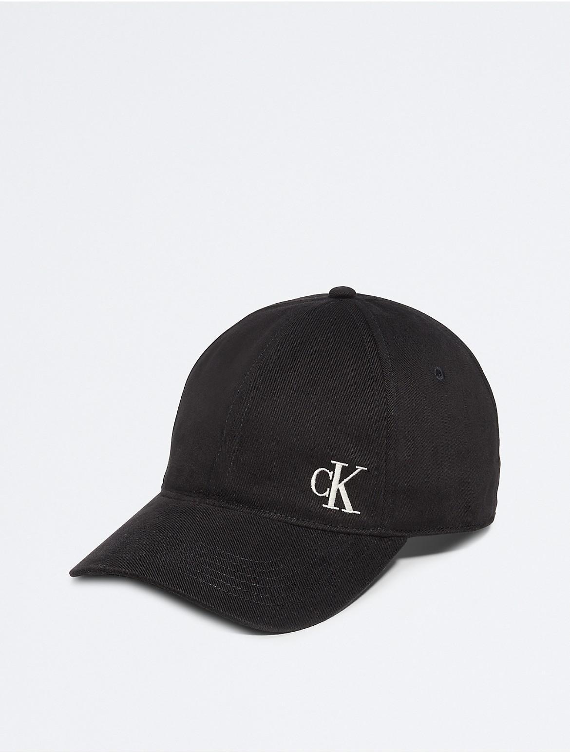 Calvin Klein Men's Brushed Cotton Twill Logo Baseball Cap - Black Product Image