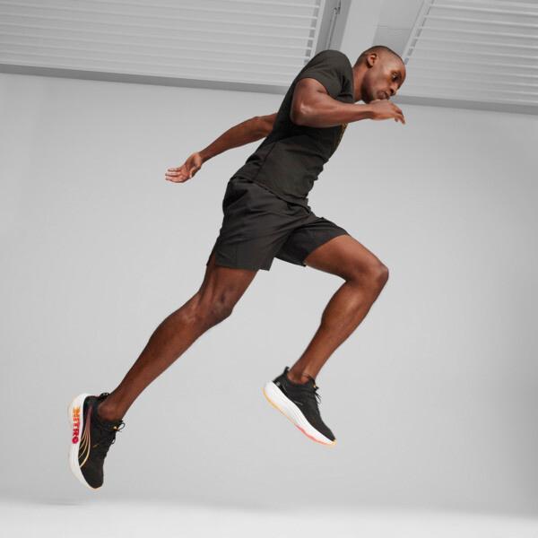 PUMA ForeverRun NITROâ¢ Men's Running Shoes in Black/Sun Stream/Sunset Glow Product Image