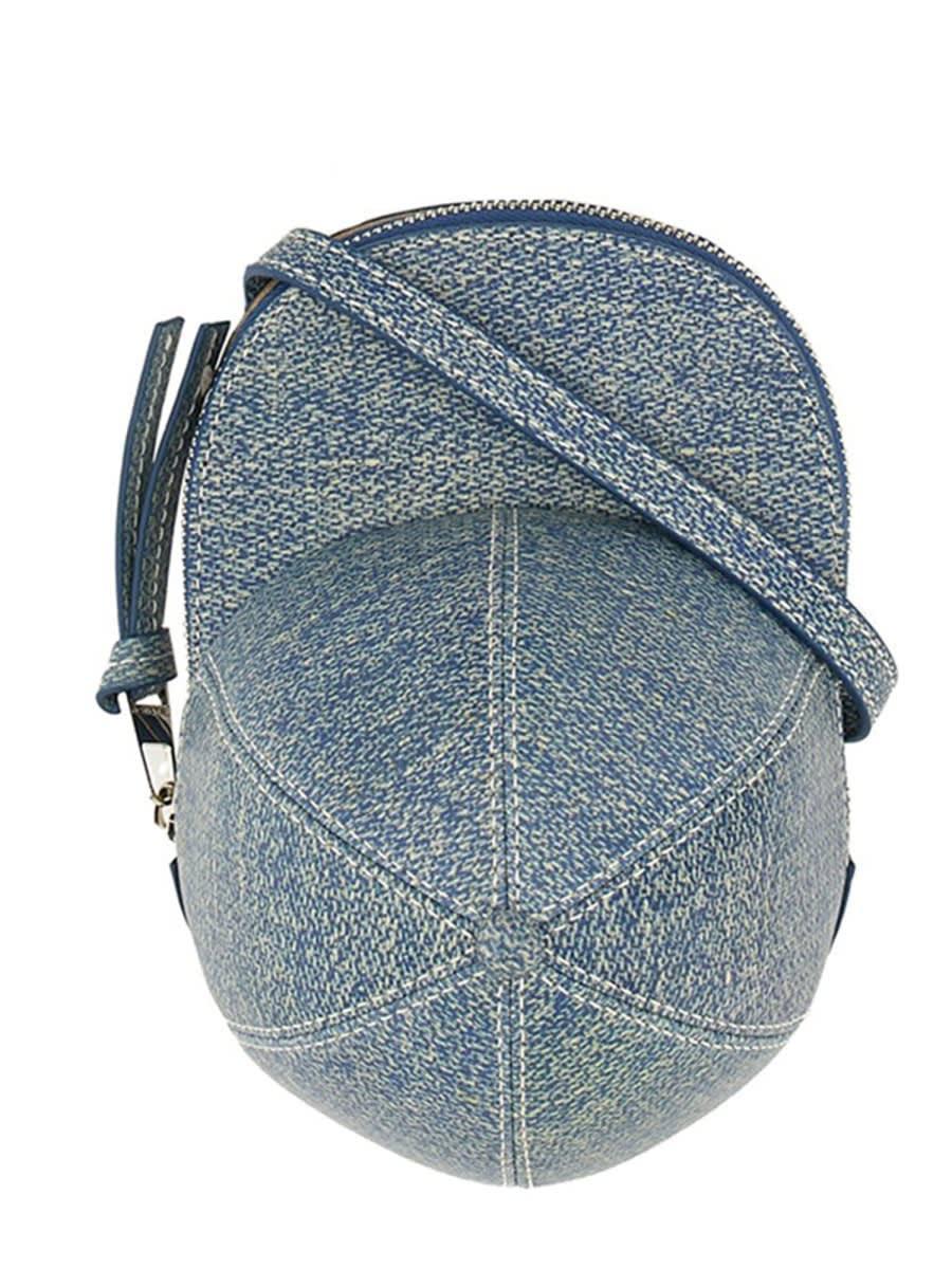 JW ANDERSON Shoulder Bag "cap" In Denim Product Image