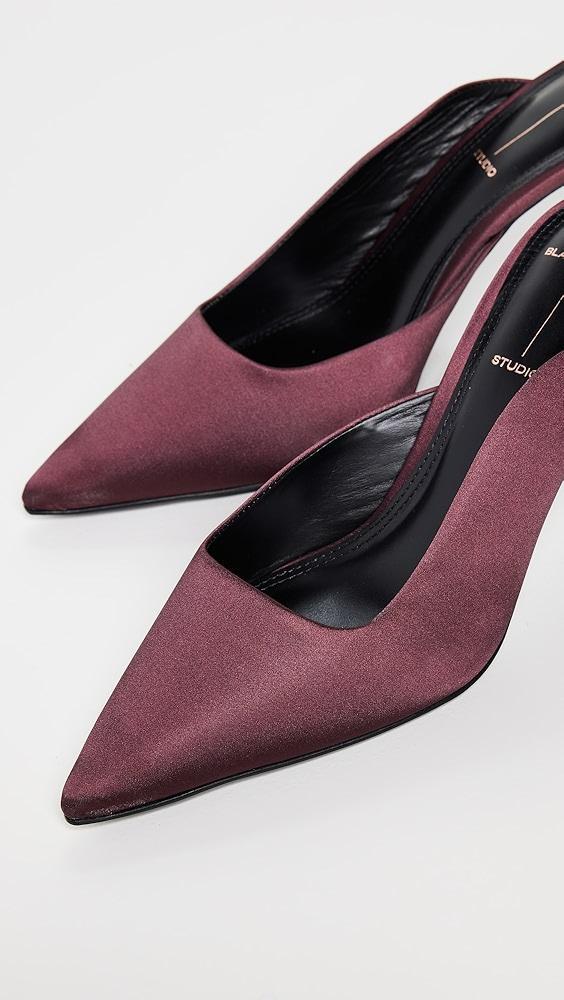 Black Suede Studio Icon 80mm Pumps | Shopbop Product Image