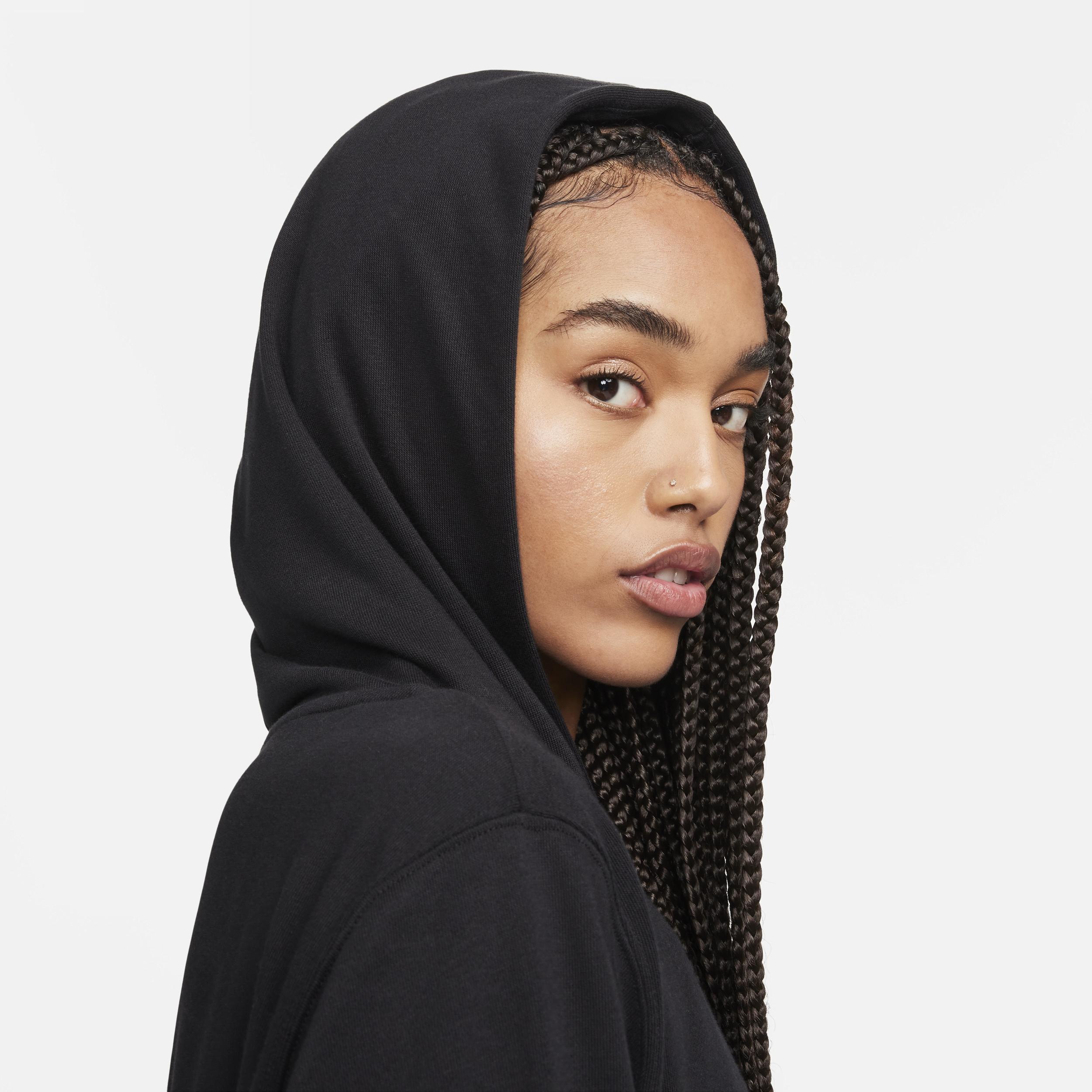 Women's Nike Sportswear Chill Terry Full-Zip Hoodie, Size: XL, Black Product Image