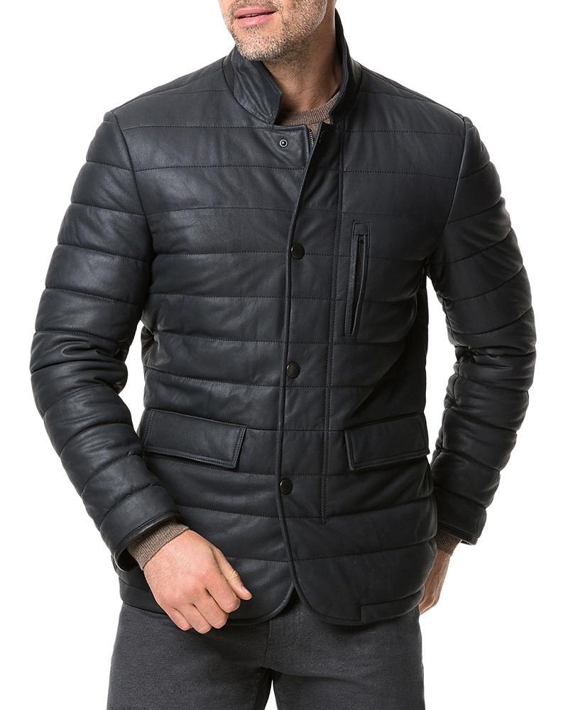 Mens Ashwell Leather Jacket Product Image