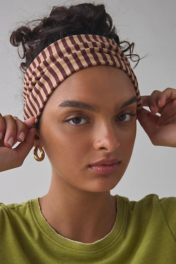 Evie Striped Headwrap Wide Headband Womens at Urban Outfitters Product Image