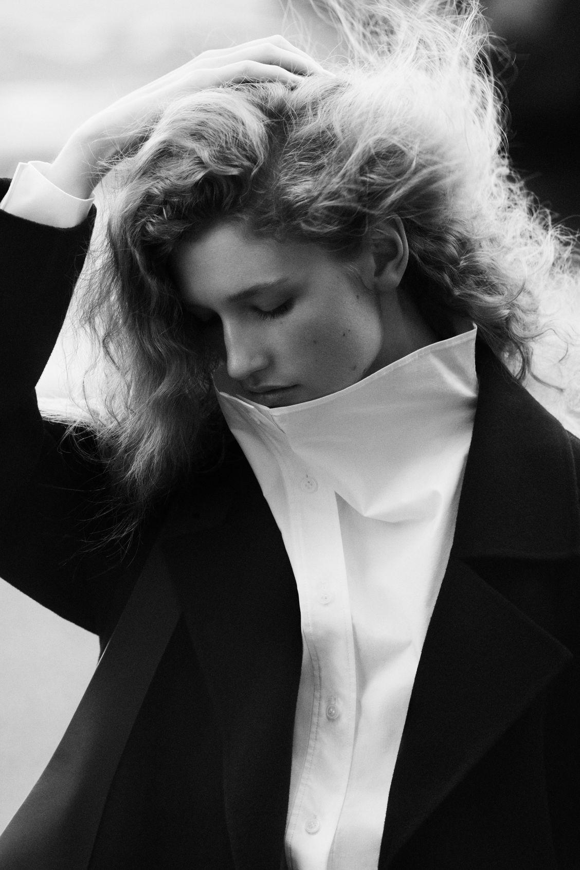 BELTED DOUBLE-FACED WOOL COAT Product Image