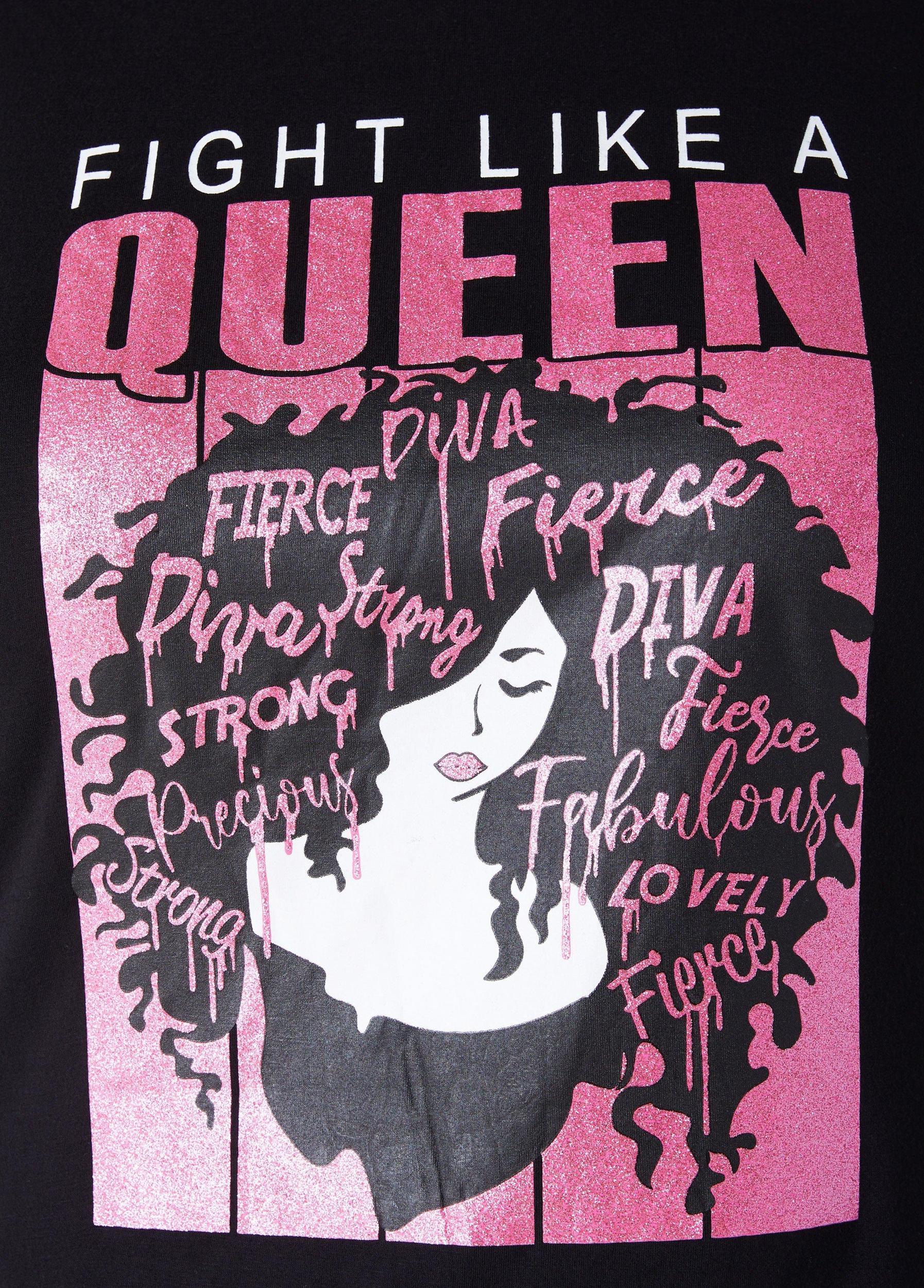 Fight Like A Queen Graphic Tee Product Image