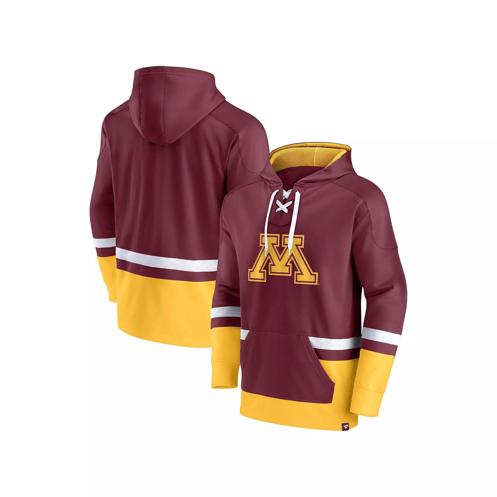 Men's Fanatics Branded Maroon Minnesota Golden Gophers First Battle Pullover Hoodie, Size: Medium, Red Product Image