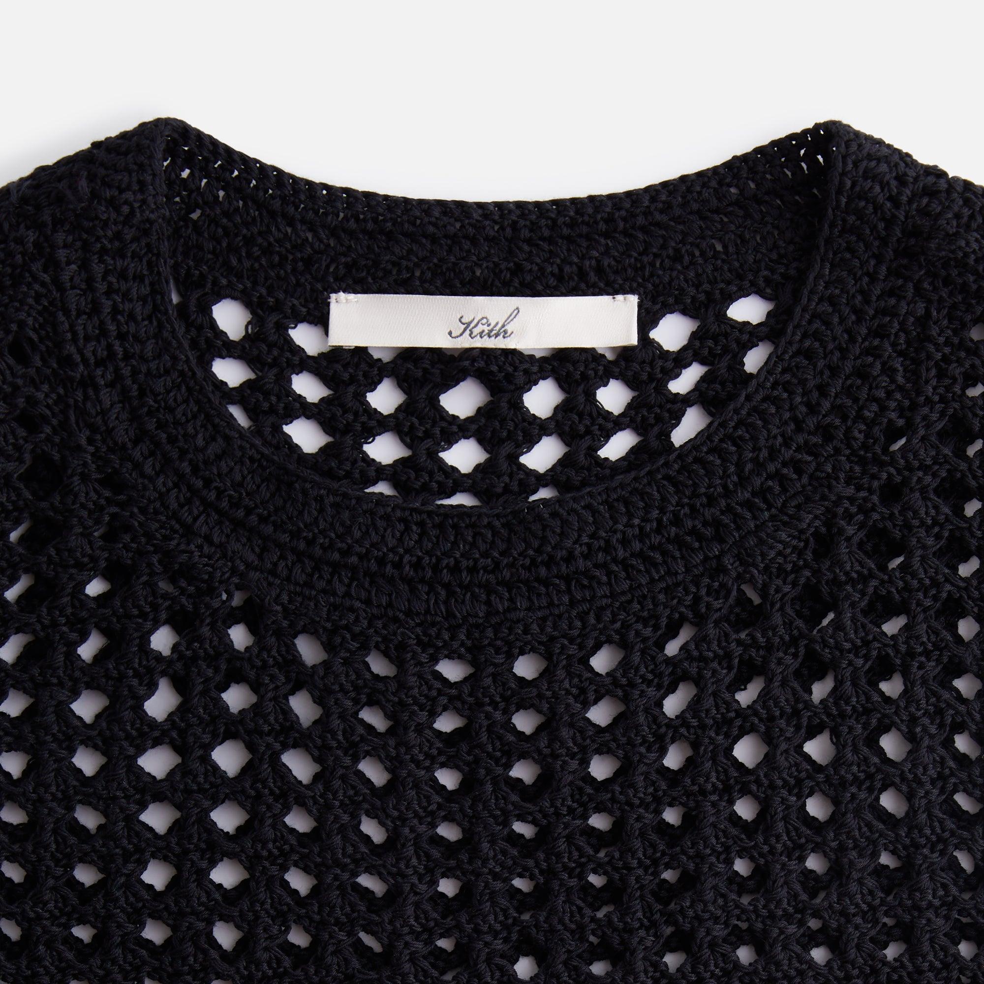 Kith Women Rhea Knit Tee - Black Female Product Image