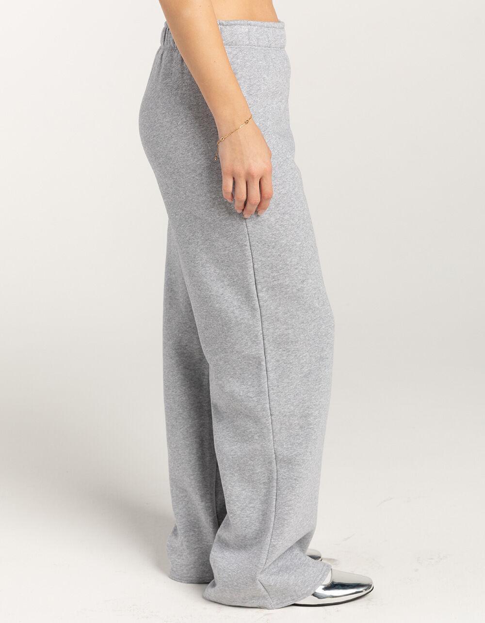 TILLYS Wide Leg Womens Sweatpants - BURGUNDY Product Image