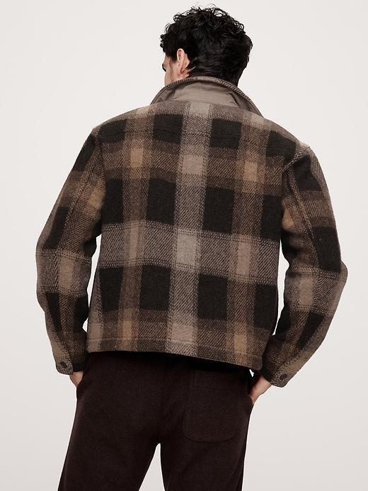 Plaid Shirt Jacket Product Image