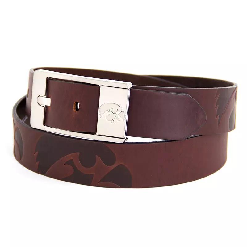 Men's Iowa Hawkeyes Brandish Leather Belt, Size: 40, Team Product Image