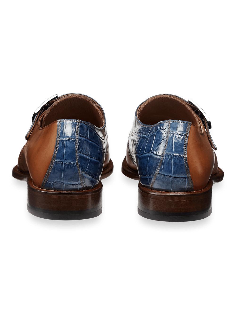 Jefferson Monk Strap - Chestnut/navy Product Image
