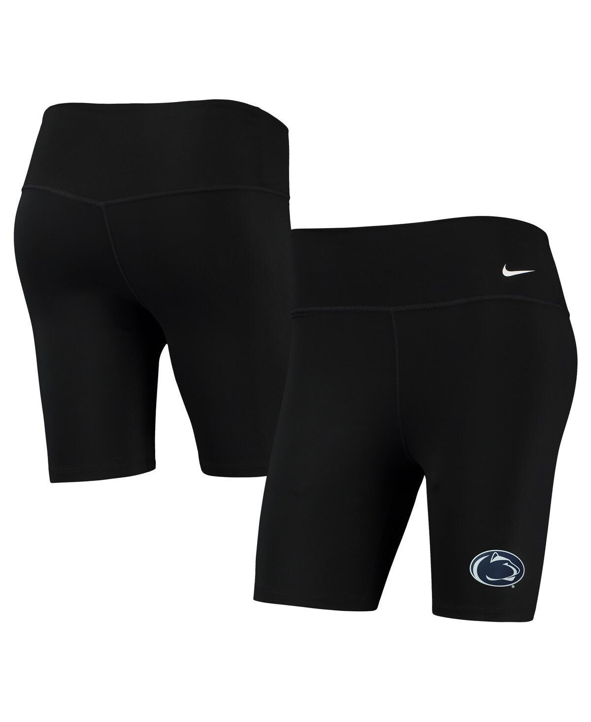 Women's Nike Black Penn State Nittany Lions Biker Performance Shorts, Size: XS Product Image