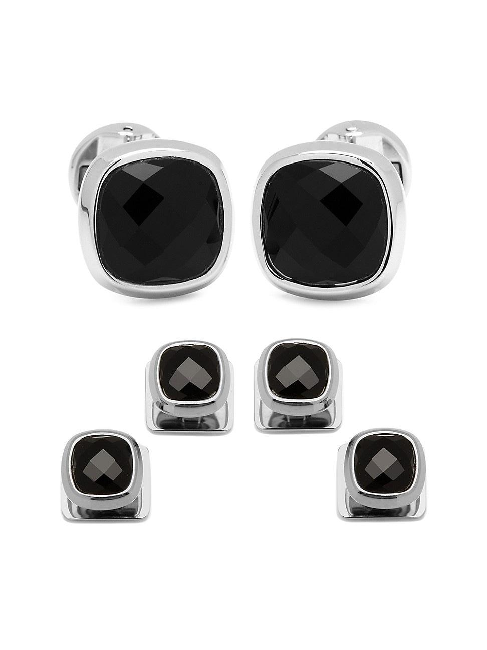 Mens Ox & Bull Trading Co. Onyx Cufflinks Product Image