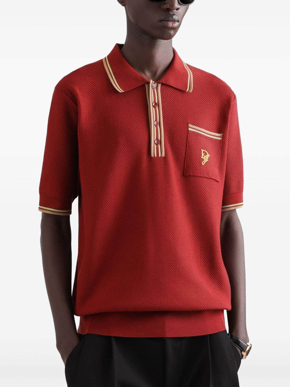 logo-embroidered polo shirt Product Image