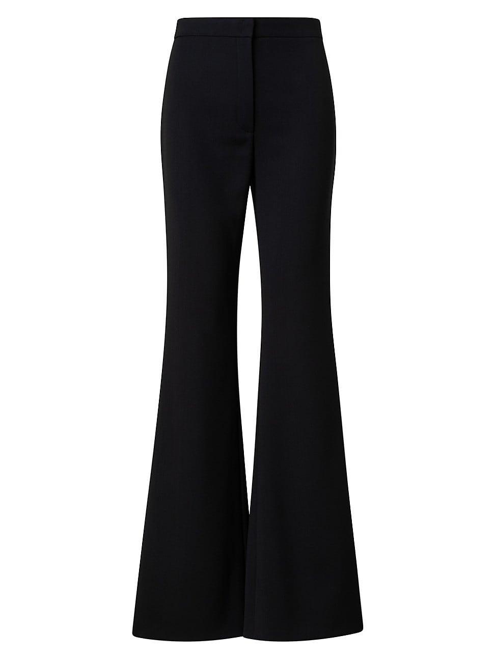 Courtney Wool Crepe Bootcut Pants Product Image