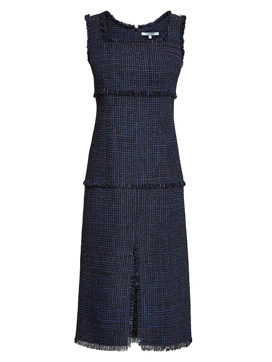 Womens Faye Jacquard Midi-Dress Product Image