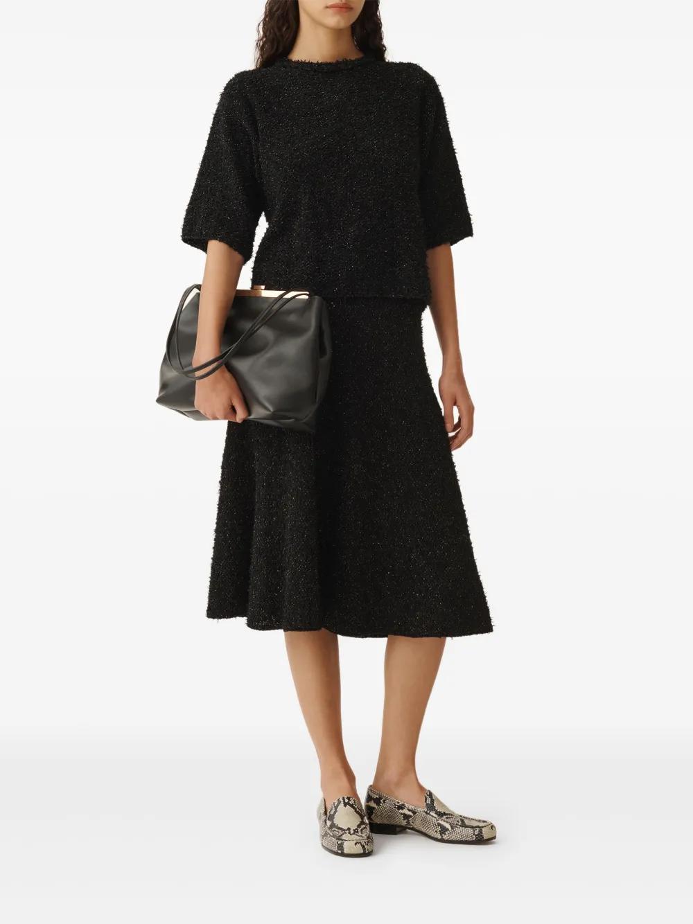 FABIANA FILIPPI Cotton Sweater In Black Product Image