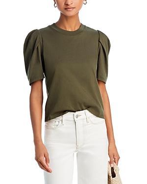 Frame Cotton Puff Sleeve Top Product Image