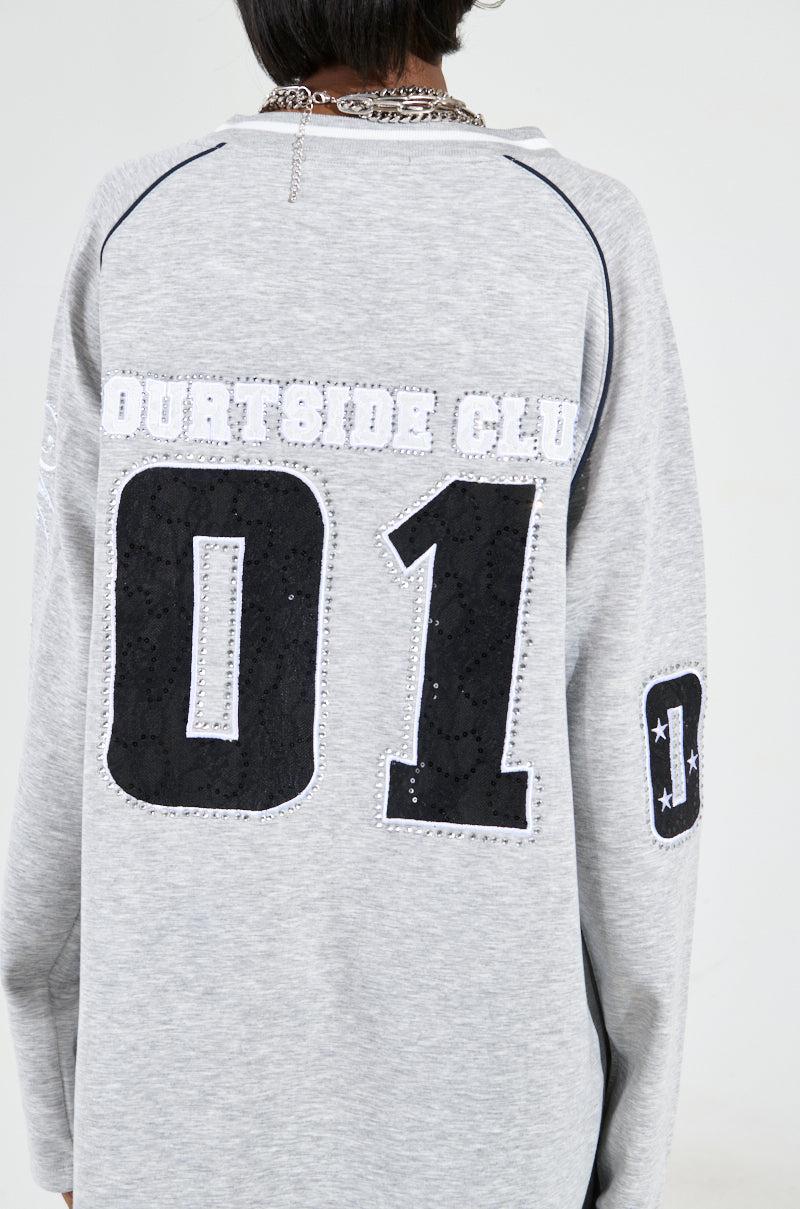 CATCH ME COURTSIDE SWEATSHIRT DRESS Product Image