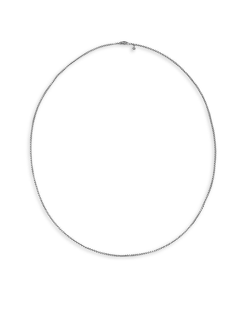 John Hardy Sterling Silver Classic Chain Box Chain Necklace, 24 Product Image