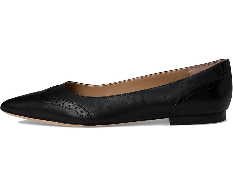 Double T Buckle Pointed Toe Flats Product Image