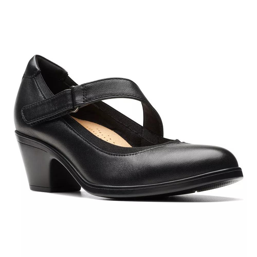 Clarks® Emily 2 Mabel Women's Mary Jane Shoes, Size: 5, Black Product Image