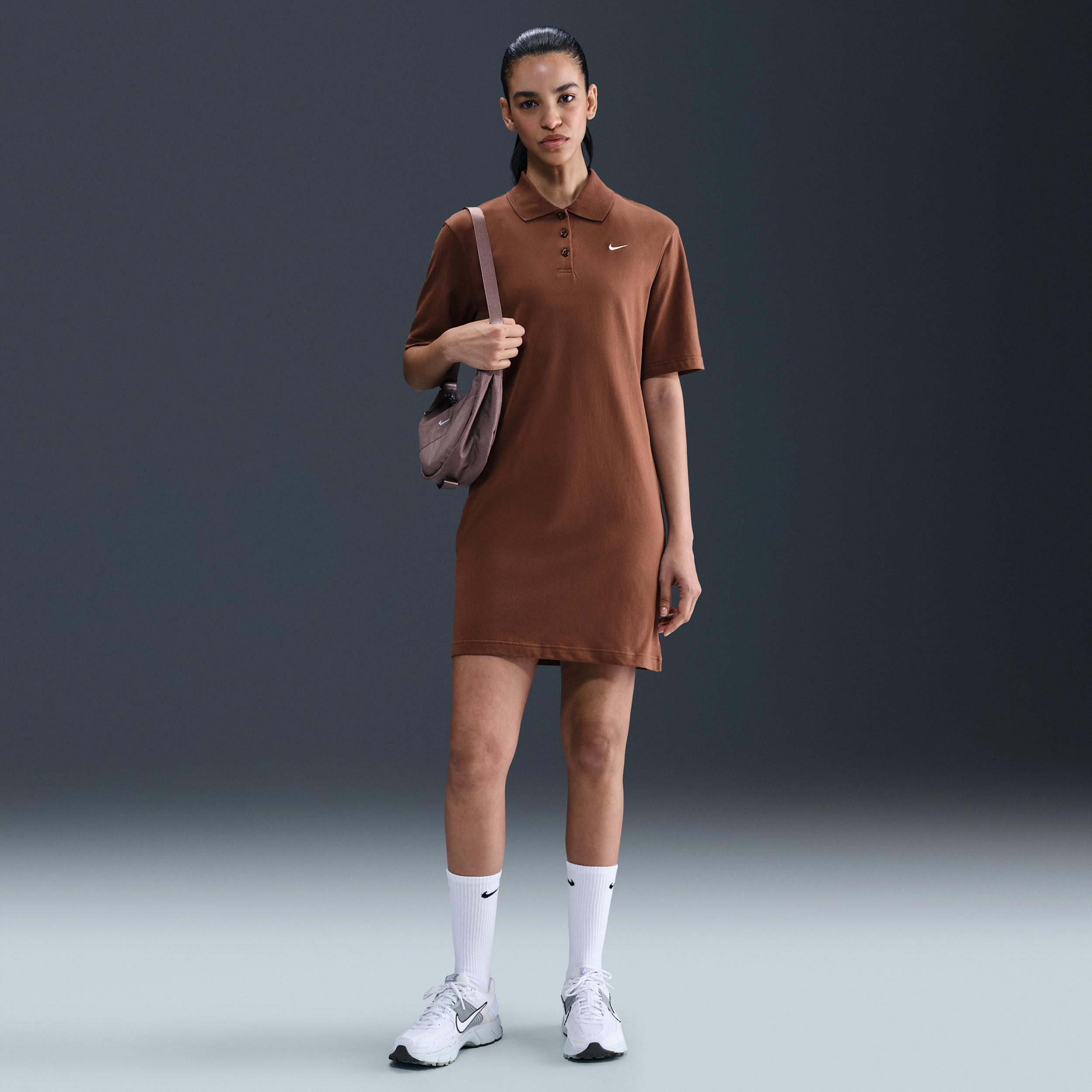 Nike Sportswear Essential Women's Short-Sleeve Polo Dress Product Image