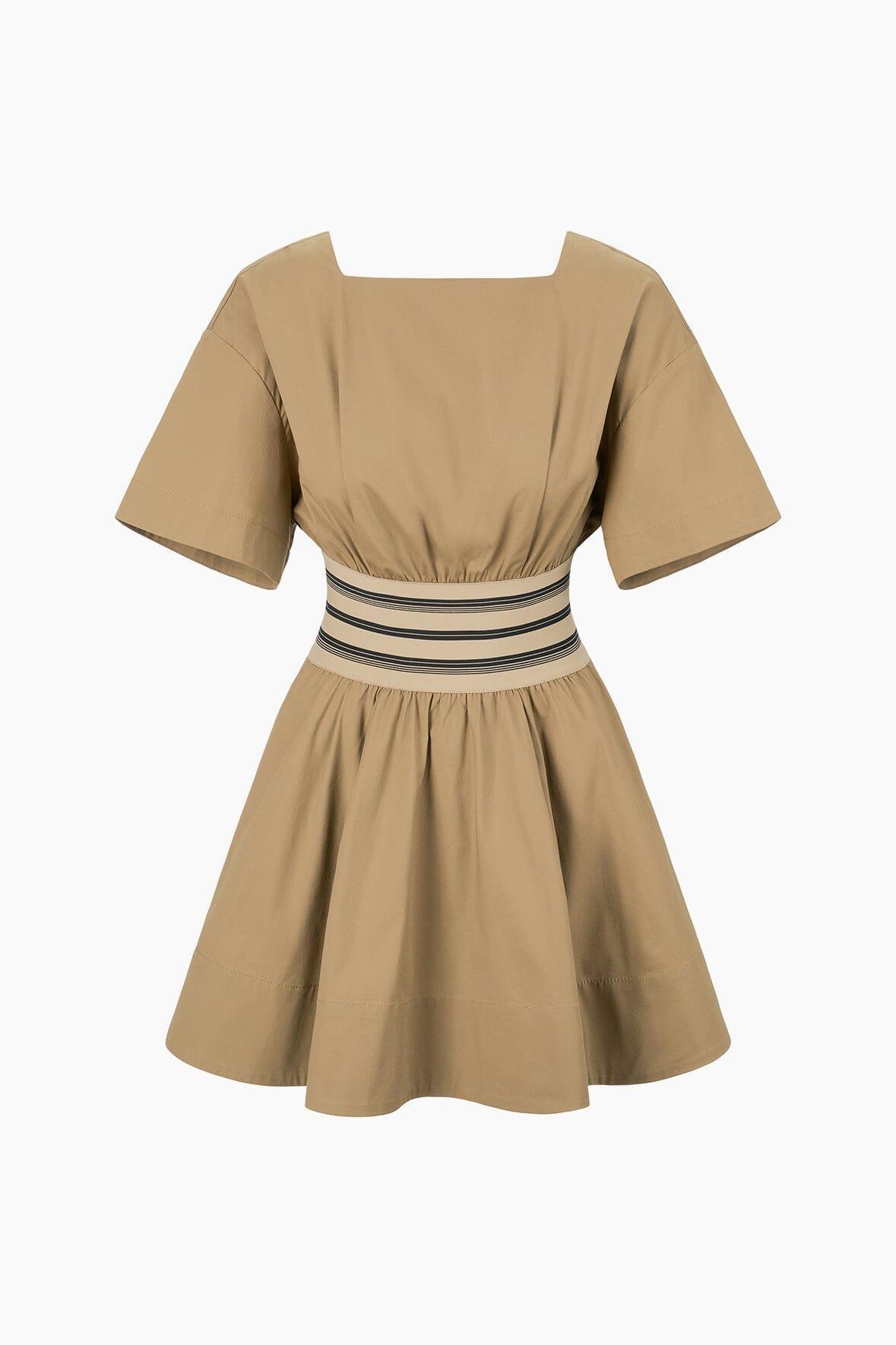AMY MINI DRESS | TAUPE Product Image