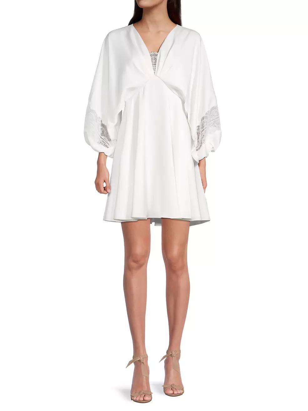 Caden Lace Insert Minidress Product Image