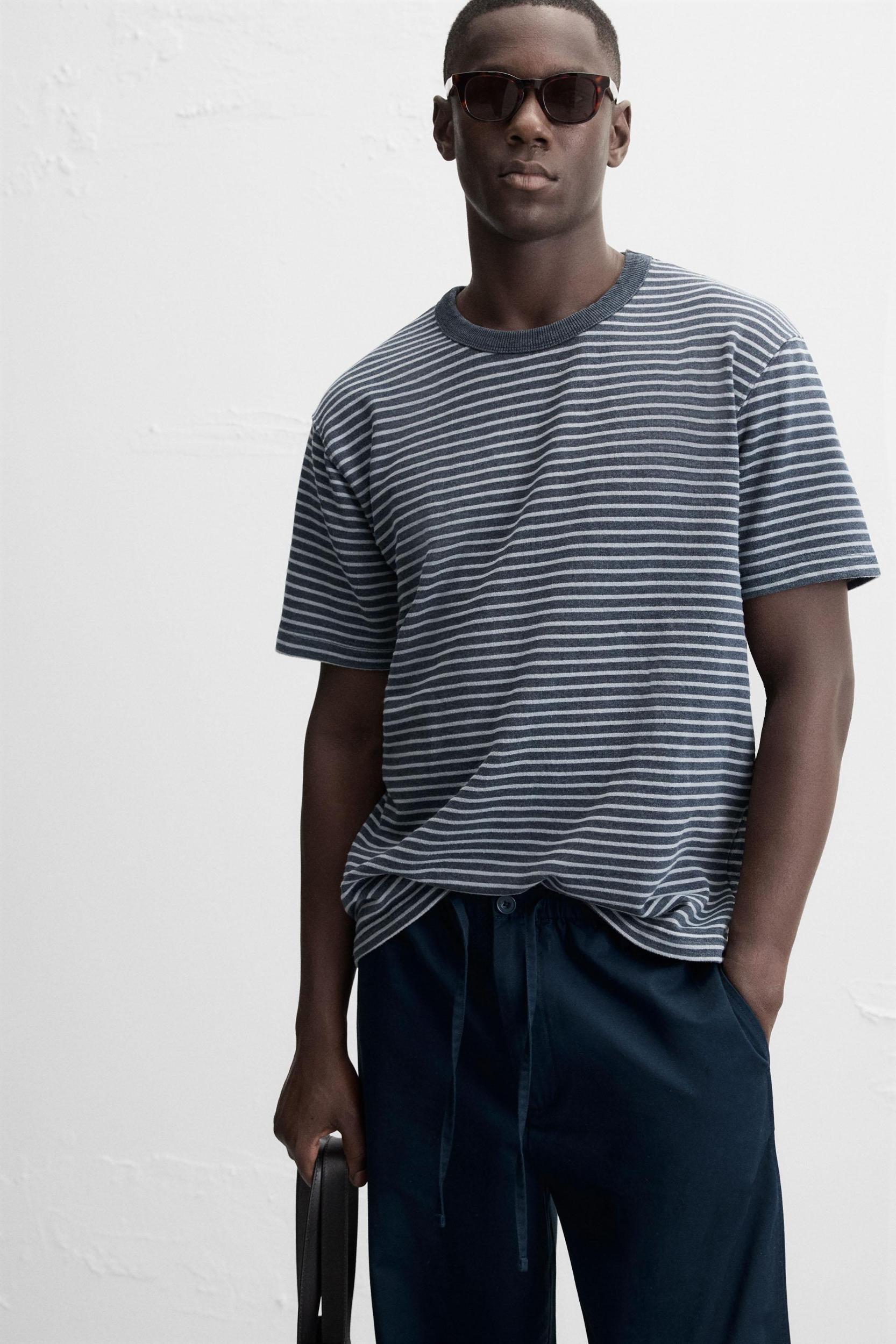 STRIPED JACQUARD SWEATSHIRT Product Image