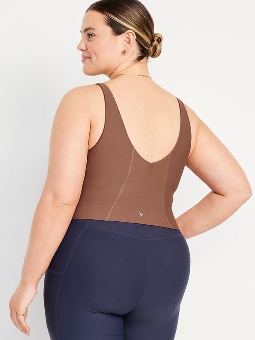 Light Support PowerSoft Ribbed Longline Sports Bra Product Image