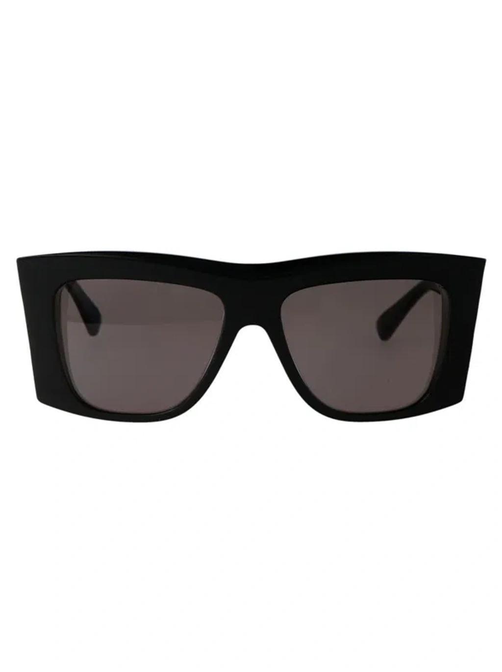 BOTTEGA VENETA Bv1270s Sunglasses In 001 Black Black Grey Product Image